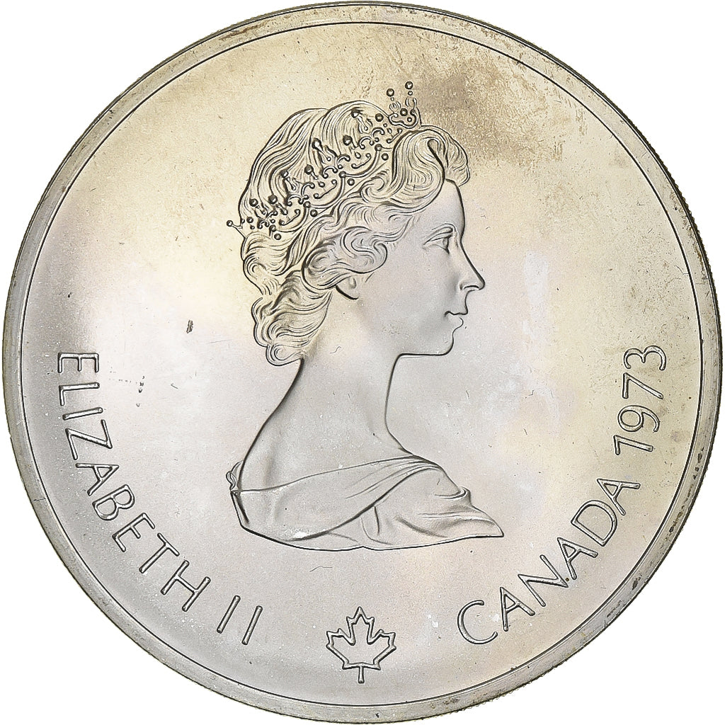 Canada, 10 Dollars, Montréal XXI Olympiade, 1973, Ottawa, Srebro, MS(63)