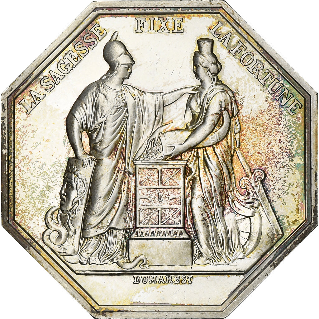 Francia, medalla, Banque de France, Plata, Dumarest, Prueba, EBC+