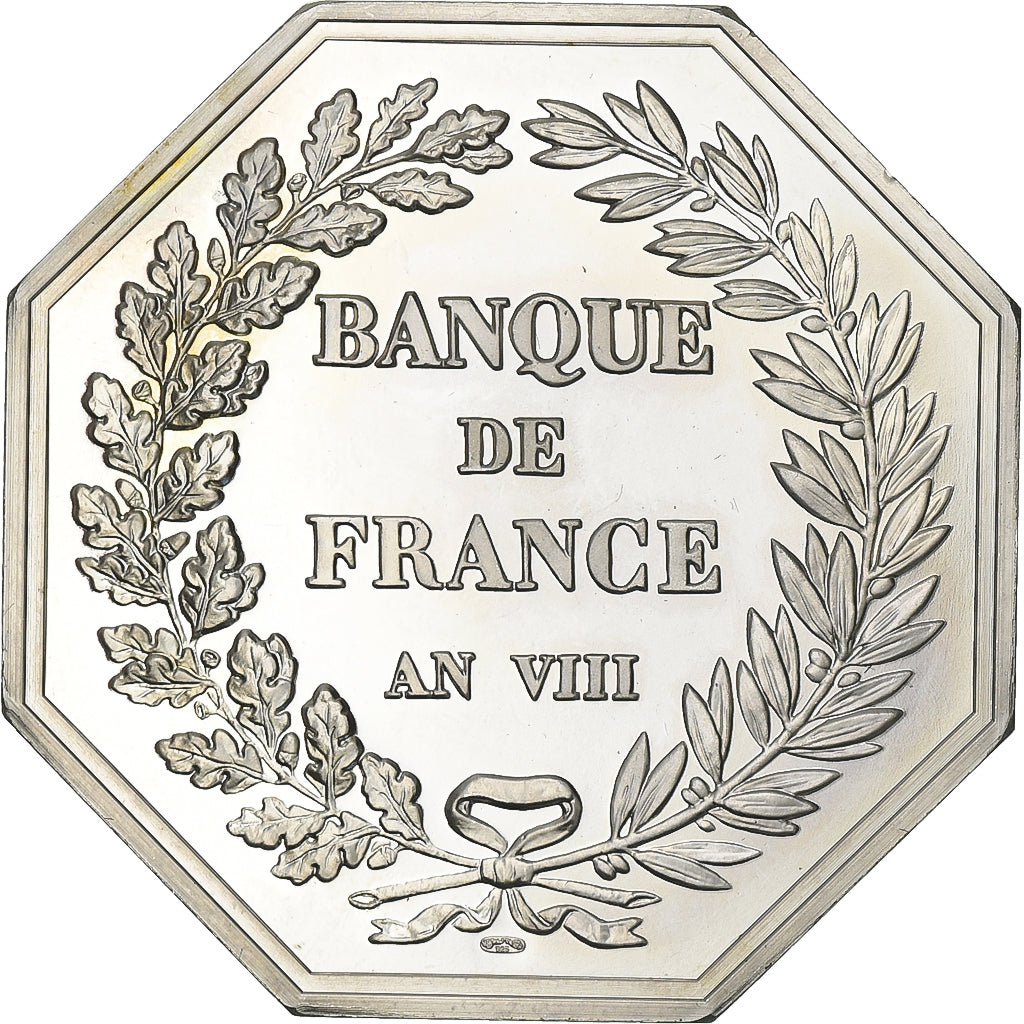 Francia, medalla, Banque de France, Plata, Dumarest, Prueba, EBC+
