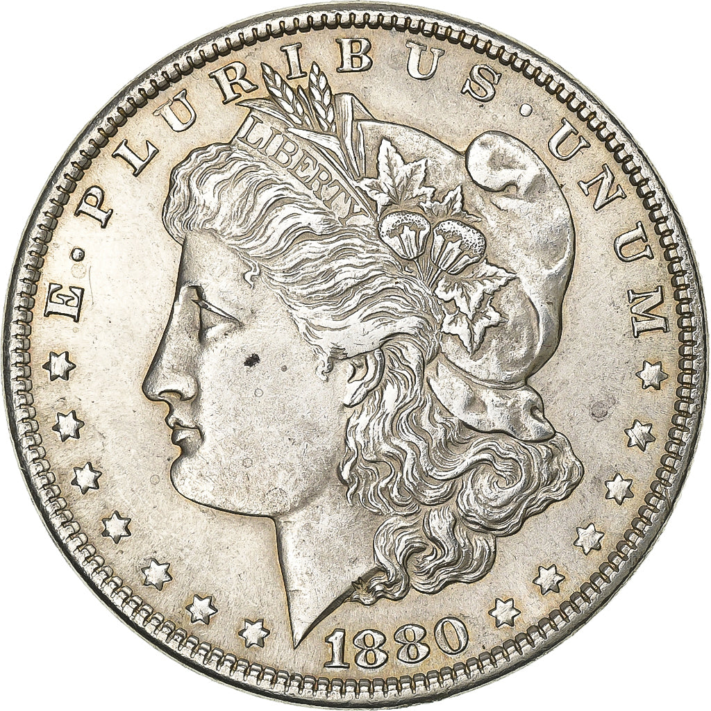 États-Unis, Morgan dollar, 1880, Philadelphie, Argent, SUP, KM:110