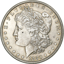 États-Unis, Morgan dollar, 1880, Philadelphie, Argent, SUP, KM:110