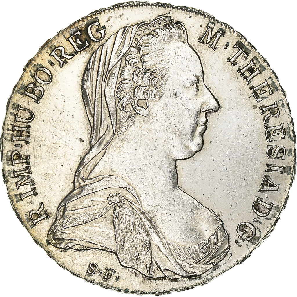 Austria, Maria Theresa, Thaler, 1780, Vienna, Restrike, Silver, MS(60-62)