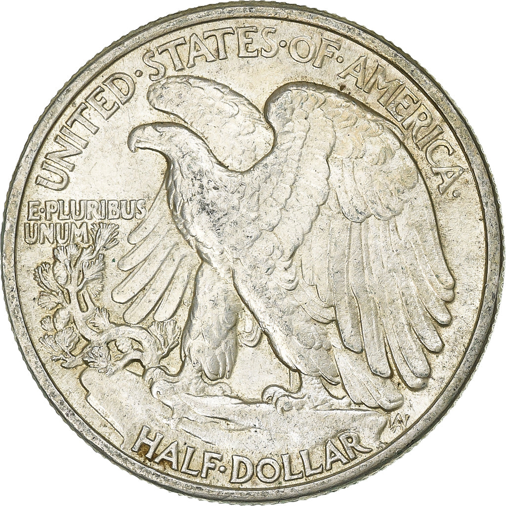USA, Half Dollar, Walking Liberty Half Dollar, 1942, U.S. Mint, Srebro