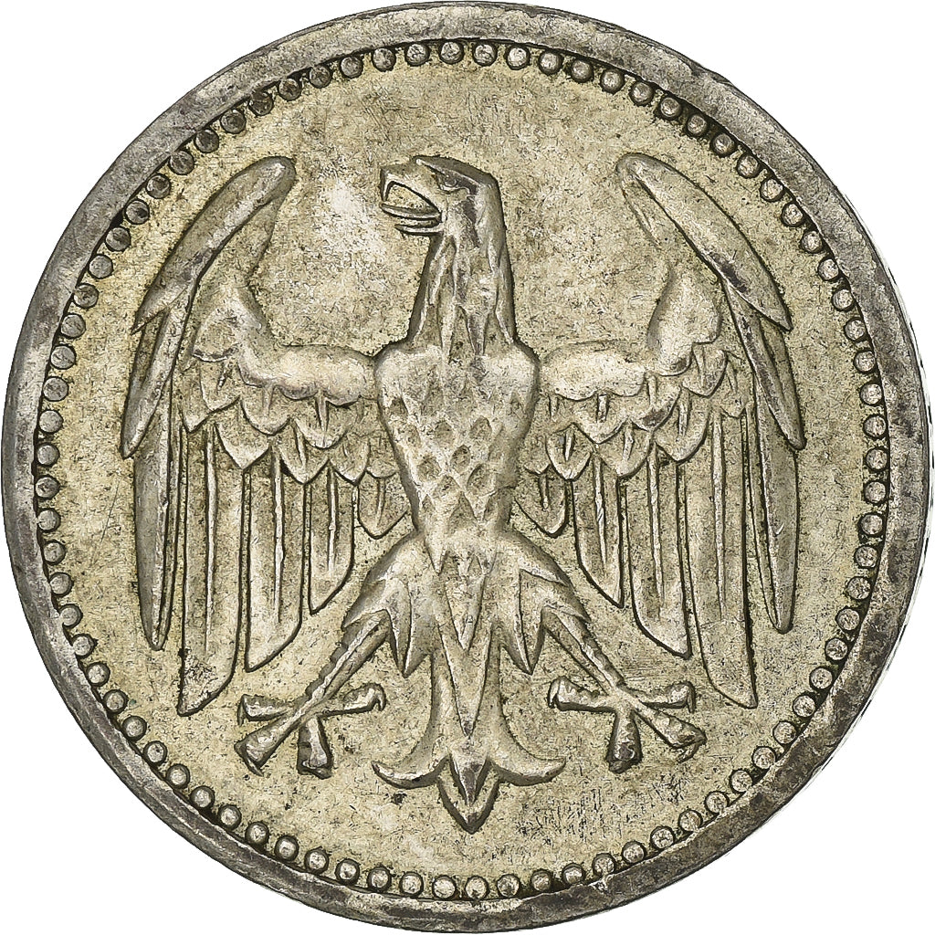 Weimar Republic, 3 Mark, 1924, Berlin, Silver, AU(50-53), KM:43