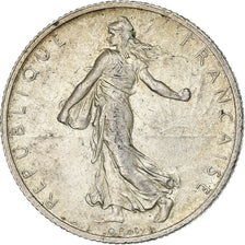 France, 2 Francs, Semeuse, 1914, Paris, Silver, AU(50-53), Gadoury:532, KM:845.1