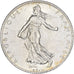 Francja, 2 Francs, Semeuse, 1917, Paris, Srebro, AU(50-53), KM:845.1