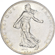 France, 2 Francs, Semeuse, 1917, Paris, Argent, SUP+, KM:845.1