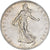 Francia, 2 Francs, Semeuse, 1918, Paris, Argento, BB+, Gadoury:532, KM:845.1