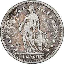 Svizzera, 2 Francs, 1905, Bern, Argento, MB, KM:21