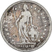 Svizzera, 2 Francs, 1905, Bern, Argento, MB, KM:21