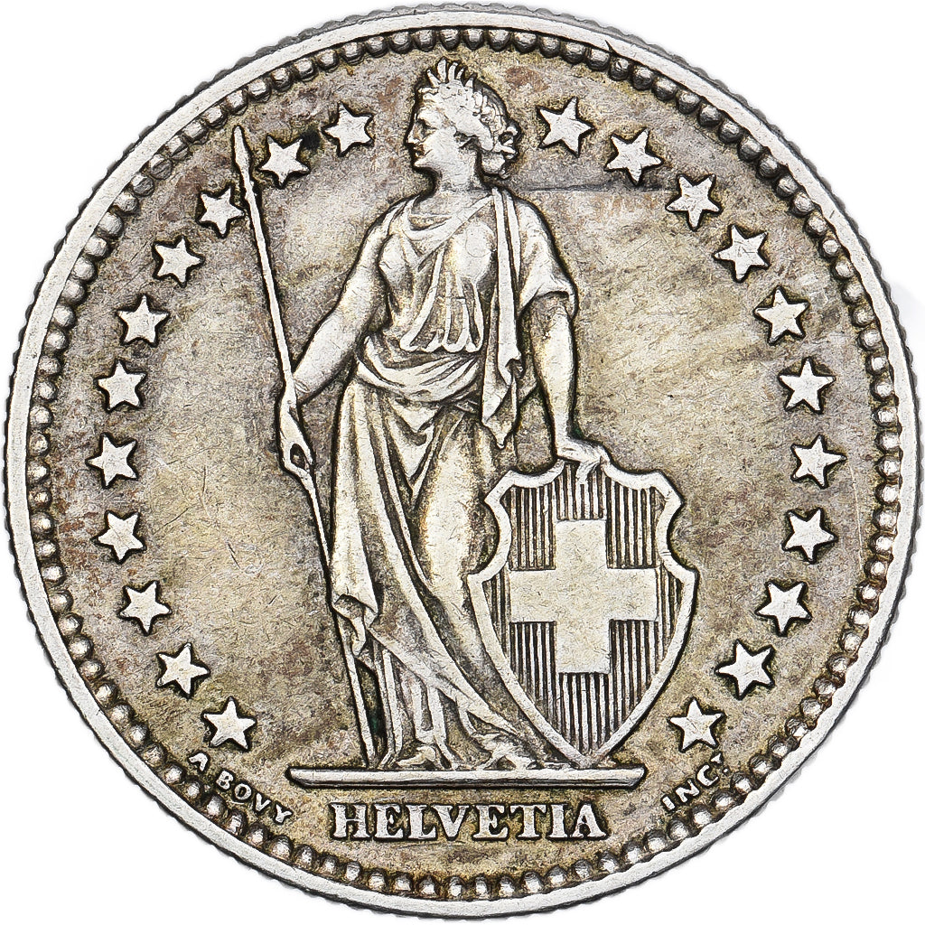 Suisse, 2 Francs, 1961, Bern, Argent, TTB+, KM:21