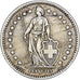 Suisse, 2 Francs, 1961, Bern, Argent, TTB+, KM:21