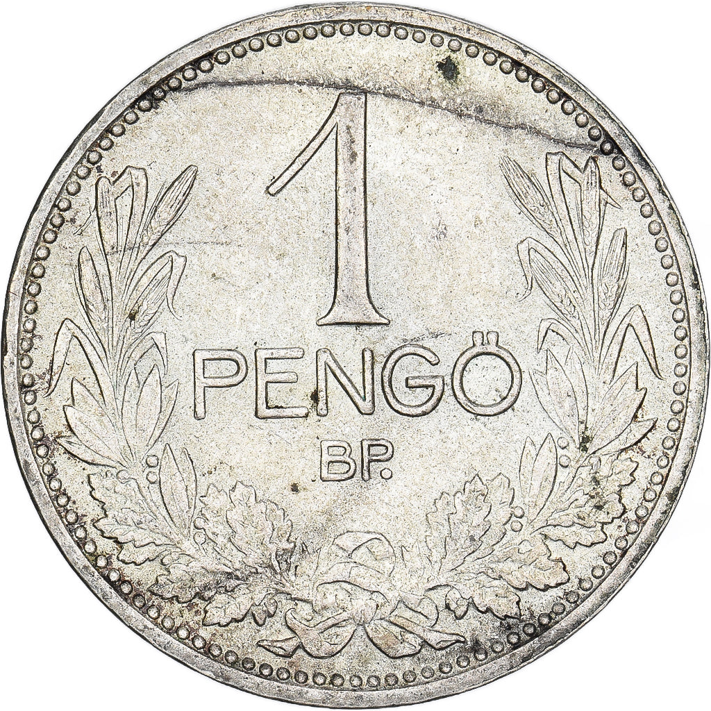 Ungheria, Pengo, 1927, Budapest, Argento, BB, KM:510