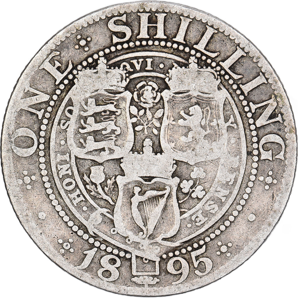 Great Britain, Victoria, Shilling, 1895, Silver, VF(20-25), KM:780