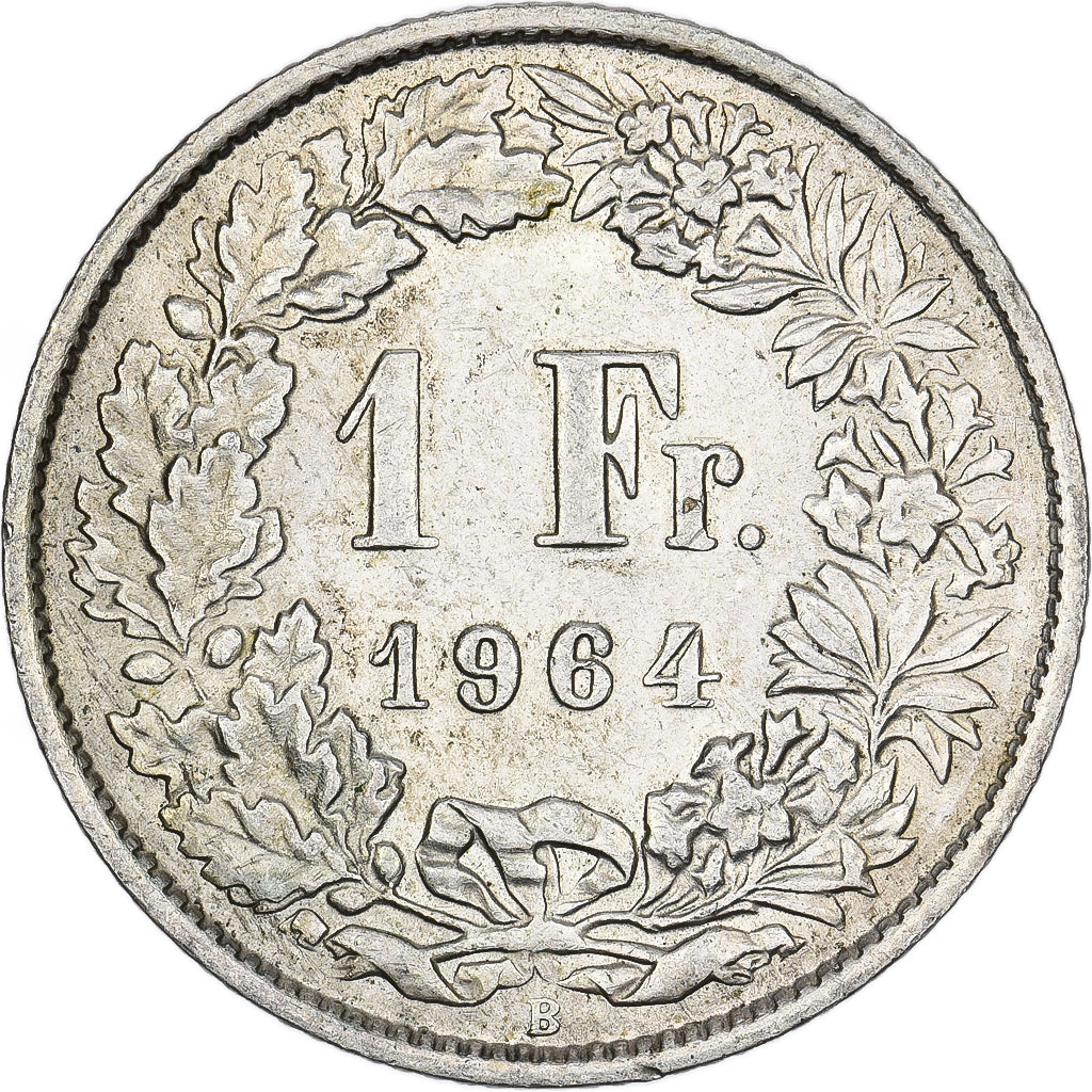 Szwajcaria, Franc, 1964, Bern, Srebro, AU(50-53)