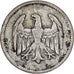 Weimar Republic, Mark, 1924, Muldenhütten, Silver, VF(30-35), KM:42