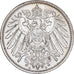 GERMANIA - IMPERO, Wilhelm II, Mark, 1915, Berlin, Argento, BB+, KM:14