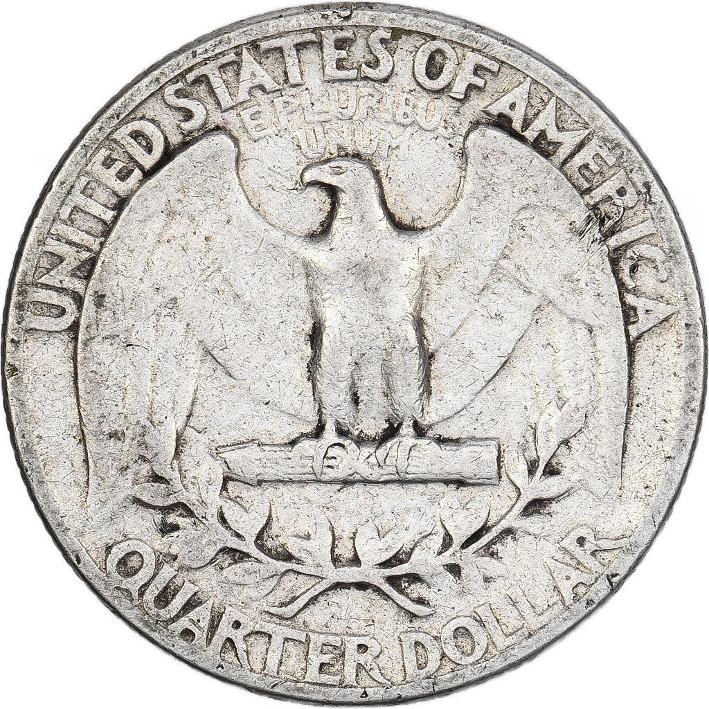 Verenigde Staten, Quarter, Washington, 1942, Philadelphia, Zilver, ZF, KM:164