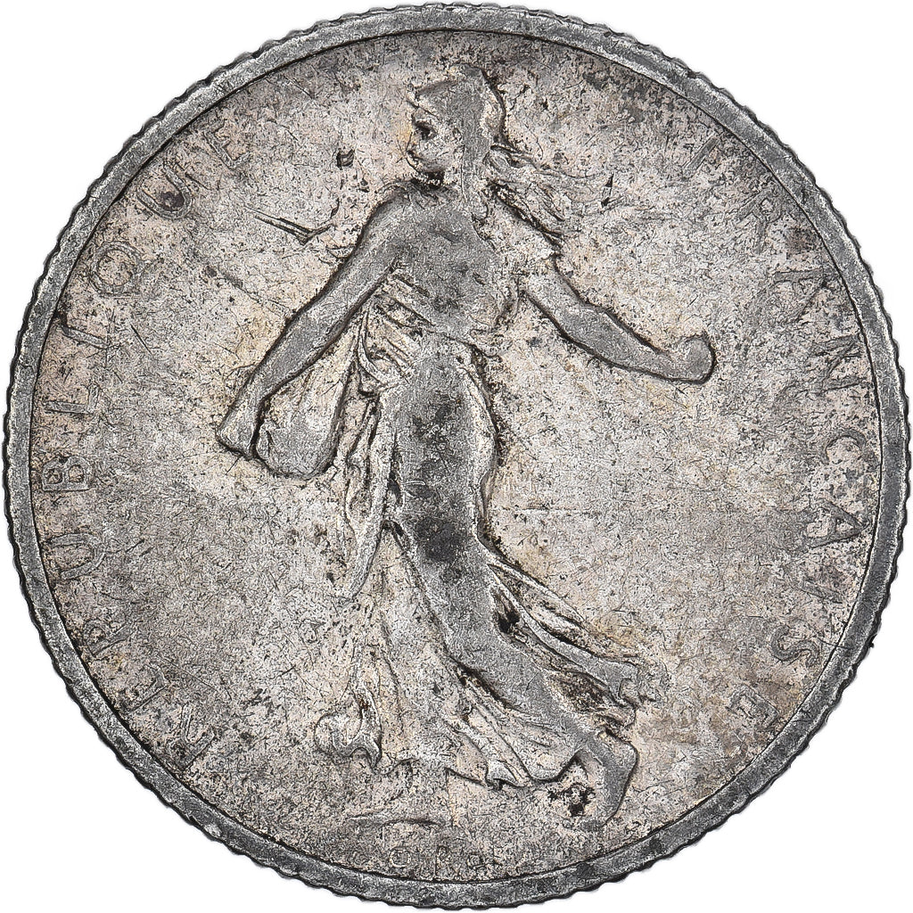 France, Franc, Semeuse, 1906, Paris, Silver, VF(30-35), Gadoury:467, KM:844.1