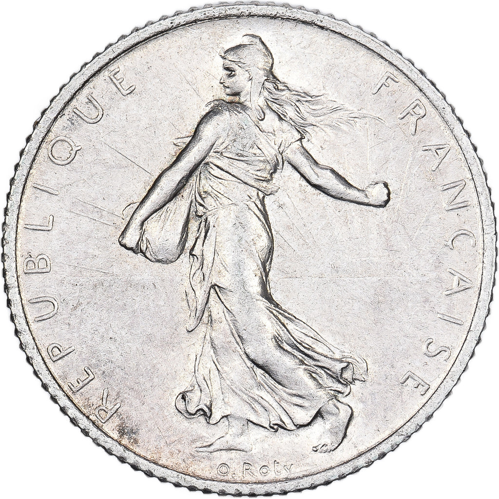 Francia, Franc, Semeuse, 1910, Paris, Argento, BB+, Gadoury:467, KM:844.1