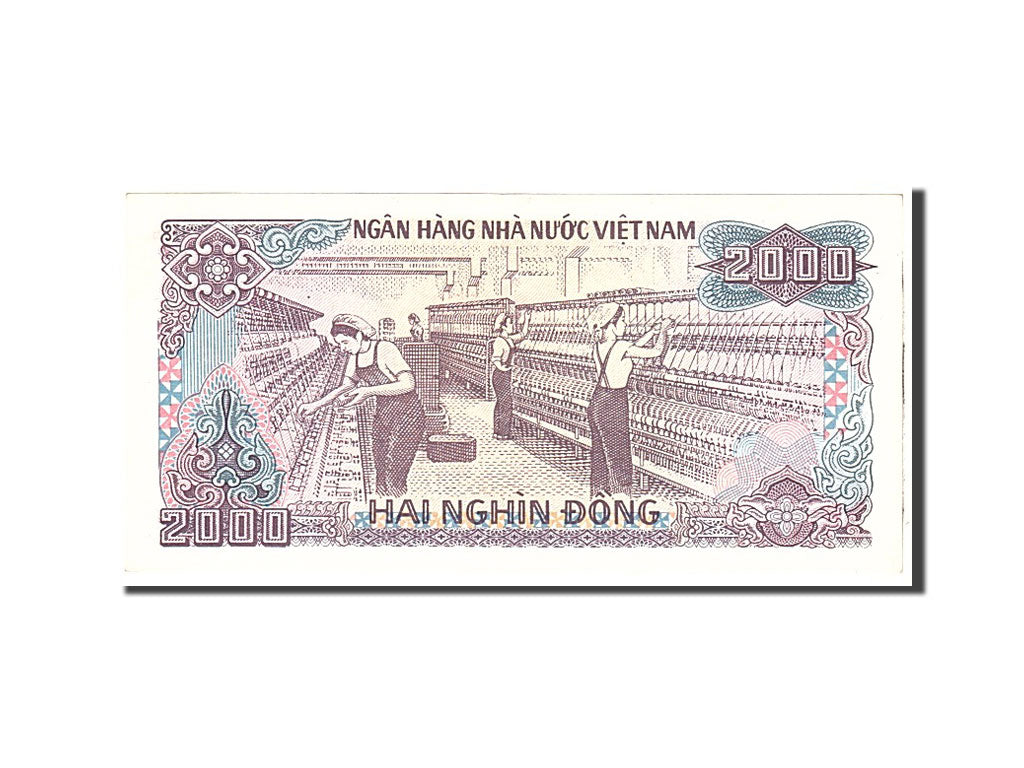 Banknote, Vietnam, 2000 D<ox>ng, 1988, Undated, KM:107a, UNC(63)