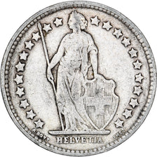 Szwajcaria, 1/2 Franc, 1913, Bern, Srebro, VF(30-35), KM:23