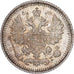 Russie, Nicholas II, 5 Kopeks, 1892, Saint-Pétersbourg, Argent, SUP+, KM:19a.1