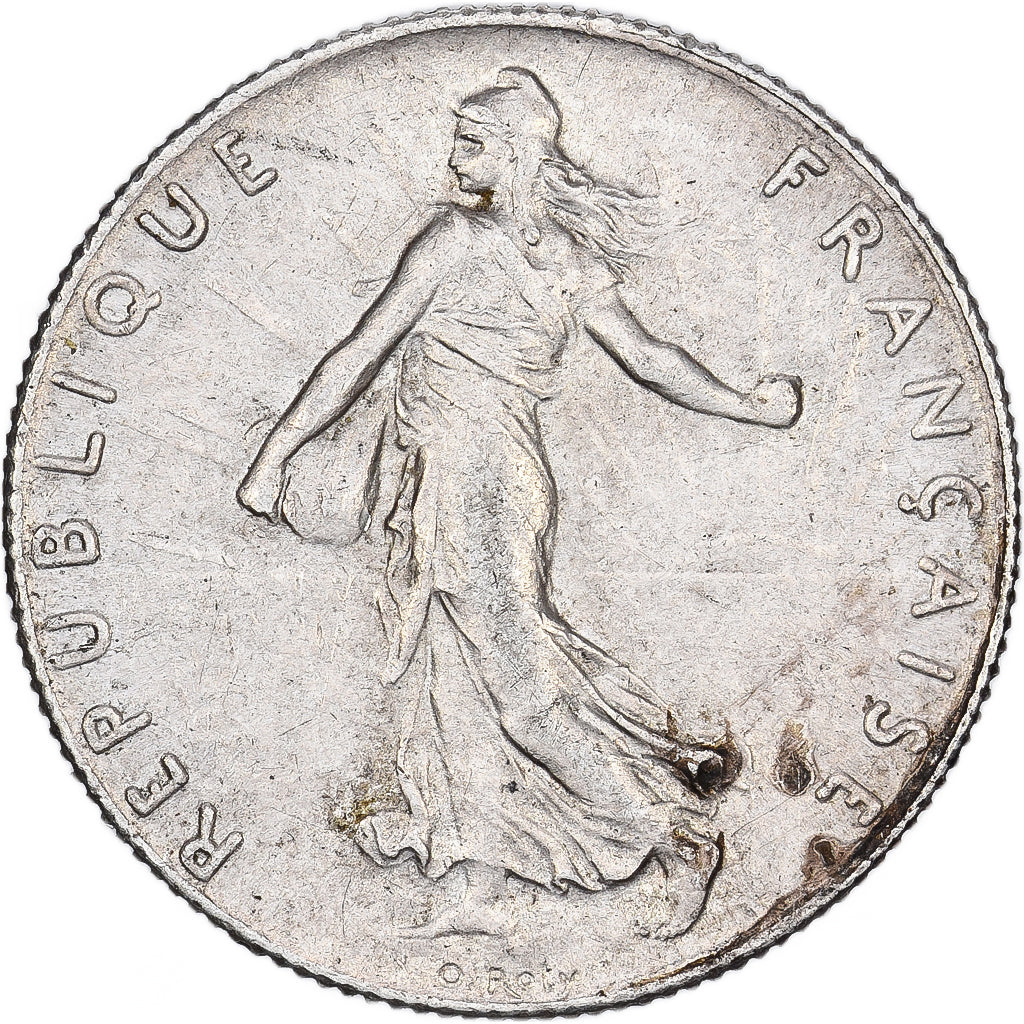 Francia, 50 Centimes, Semeuse, 1899, Paris, Argento, BB, Gadoury:420, KM:854