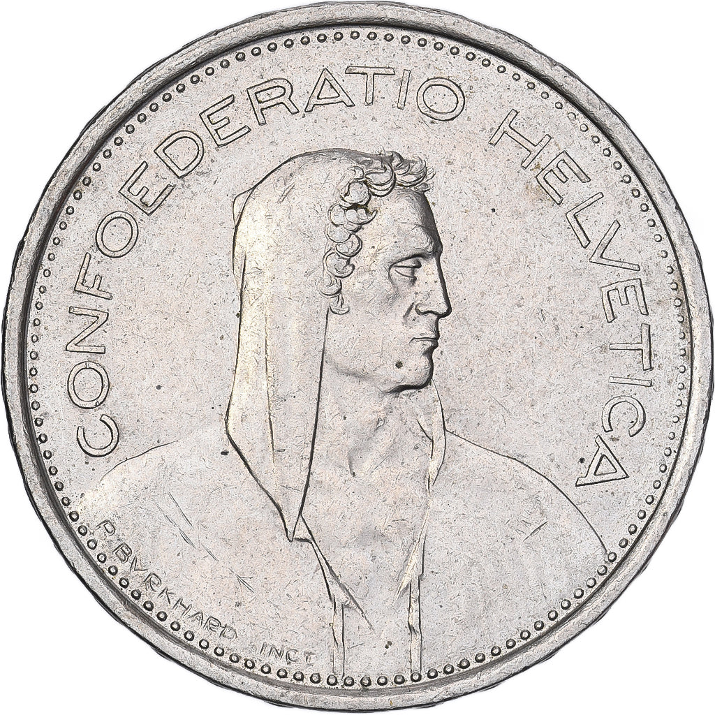 Suisse, 5 Francs, 1976, Bern, Cupro-nickel, TTB, KM:40a.1