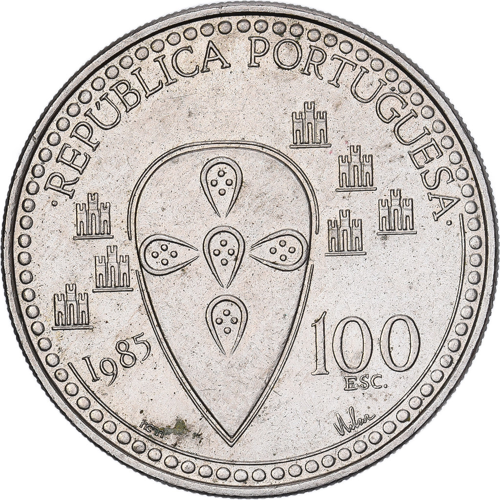 Portugal, 100 Escudos, Afonso Henriques, 1985, Lisbonne, Cupro-nickel, TTB+