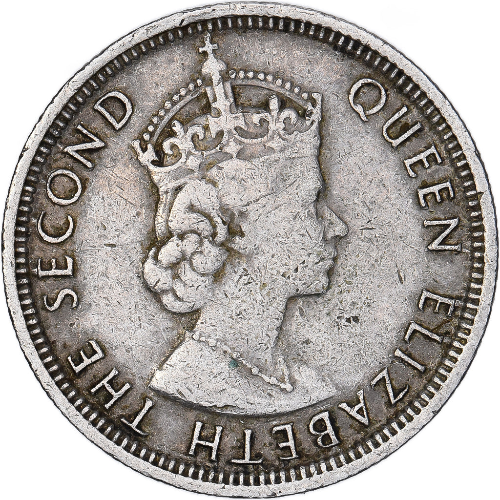 Maurícia, Elizabeth II, 1/4 Rupee, 1978, Cobre-níquel, VF(30-35), KM:36