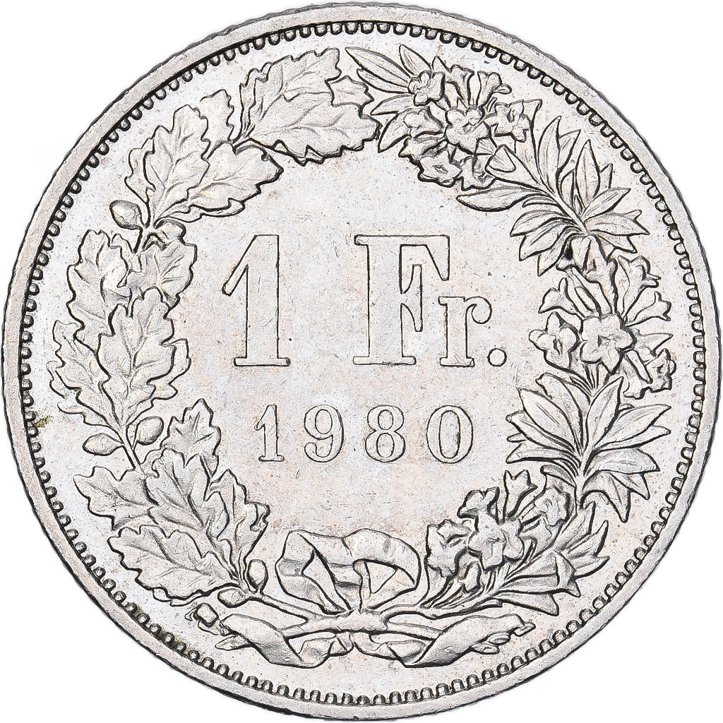 Suisse, Franc, 1980, Bern, Cupro-nickel, TTB+, KM:24a.1