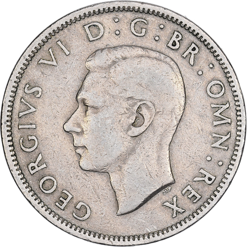 Großbritannien, George VI, 2 Shillings, 1949, London, Kupfer-Nickel, S, KM:865