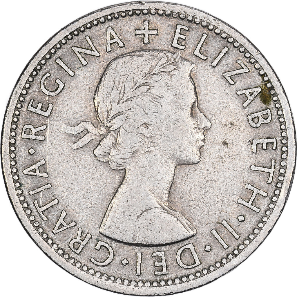 Monnaie, Grande-Bretagne, Elizabeth II, Florin, Two Shillings, 1965, TB