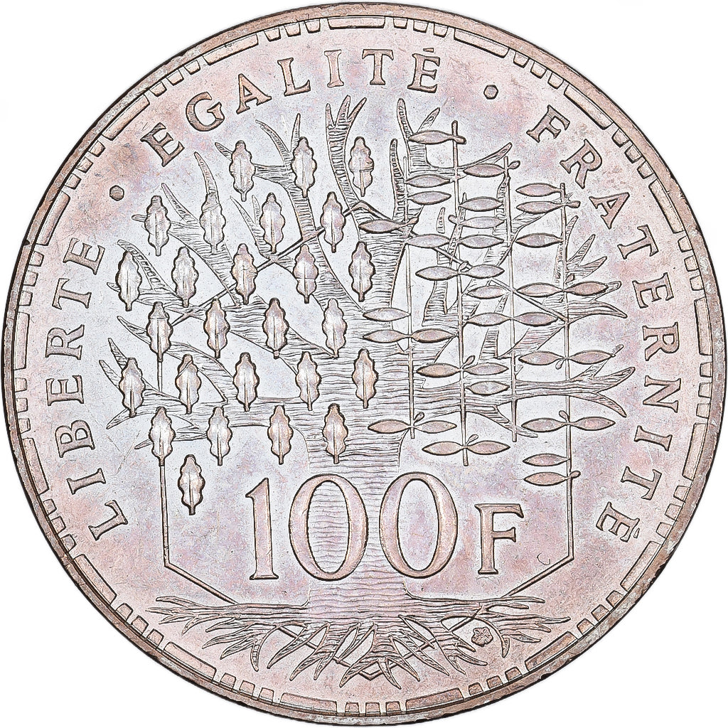 Frankreich, 100 Francs, Panthéon, 1988, Pessac, Silber, SS+, Gadoury:898