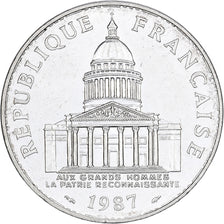 France, 100 Francs, Panthéon, 1987, Paris, Argent, SUP+, KM:951.1