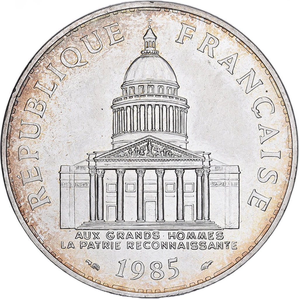 France, 100 Francs, Panthéon, 1985, Paris, Silver, AU(55-58), Gadoury:898