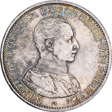 Stati tedeschi, PRUSSIA, Wilhelm II, 5 Mark, 1914, Berlin, Argento, SPL-, KM:536