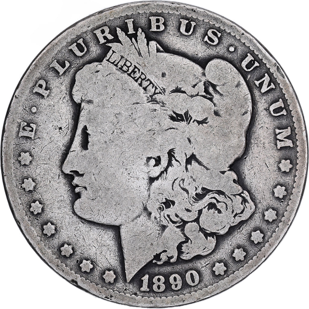États-Unis, Dollar, Morgan, 1890, New Orleans, Argent, TB