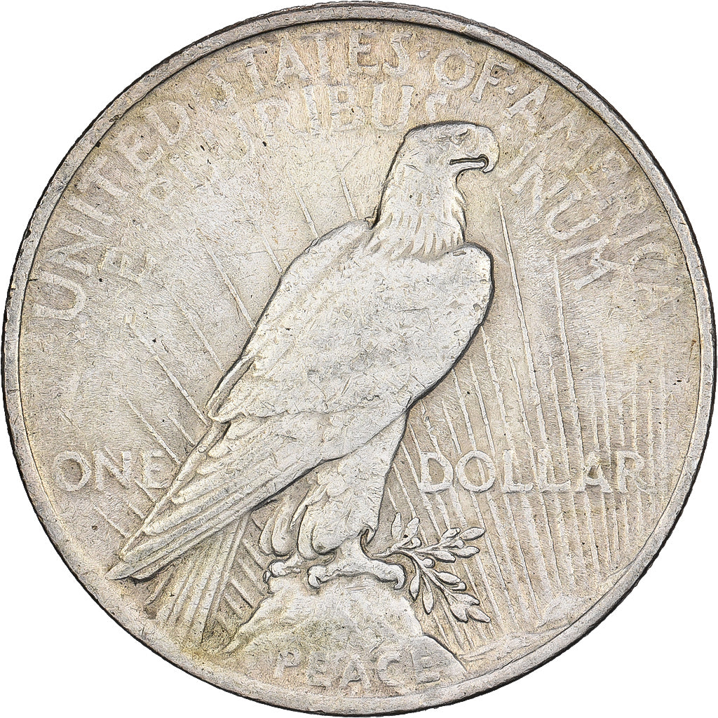 Verenigde Staten, Dollar, Peace, 1922, Philadelphia, Zilver, ZF, KM:150