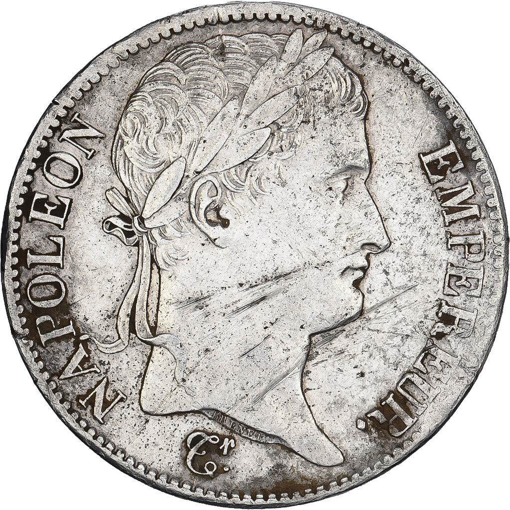 France, 5 Francs, Napoléon I, 1812, Lyon, Silver, EF(40-45), Gadoury:584