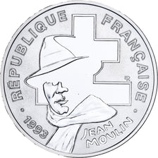 France, 100 Francs, Jean Moulin, 1993, Monnaie de Paris, ESSAI, Argent, FDC