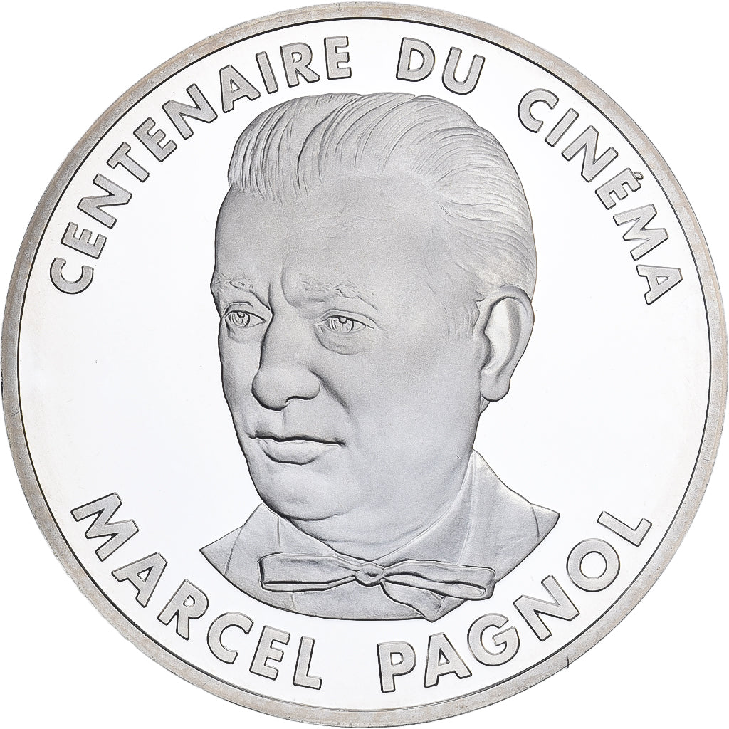 Moneta, Francia, Marcel Pagnol, 100 Francs, 1995, Paris, FDC, Argento, KM:1944