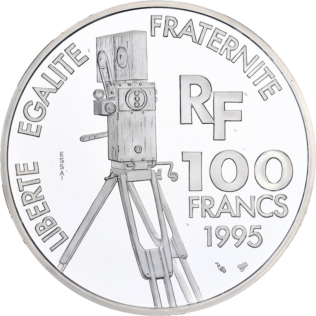 Moneta, Francia, Marcel Pagnol, 100 Francs, 1995, Paris, FDC, Argento, KM:1944