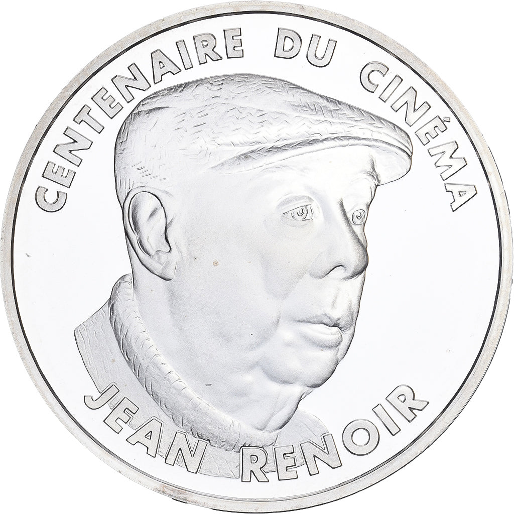 Münze, Frankreich, Jean Renoir, 100 Francs, 1995, ESSAI, STGL, Silber, KM:1084