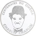França, 100 Francs, Charlie Chaplin, 1995, Monnaie de Paris, ENSAIO, Prata