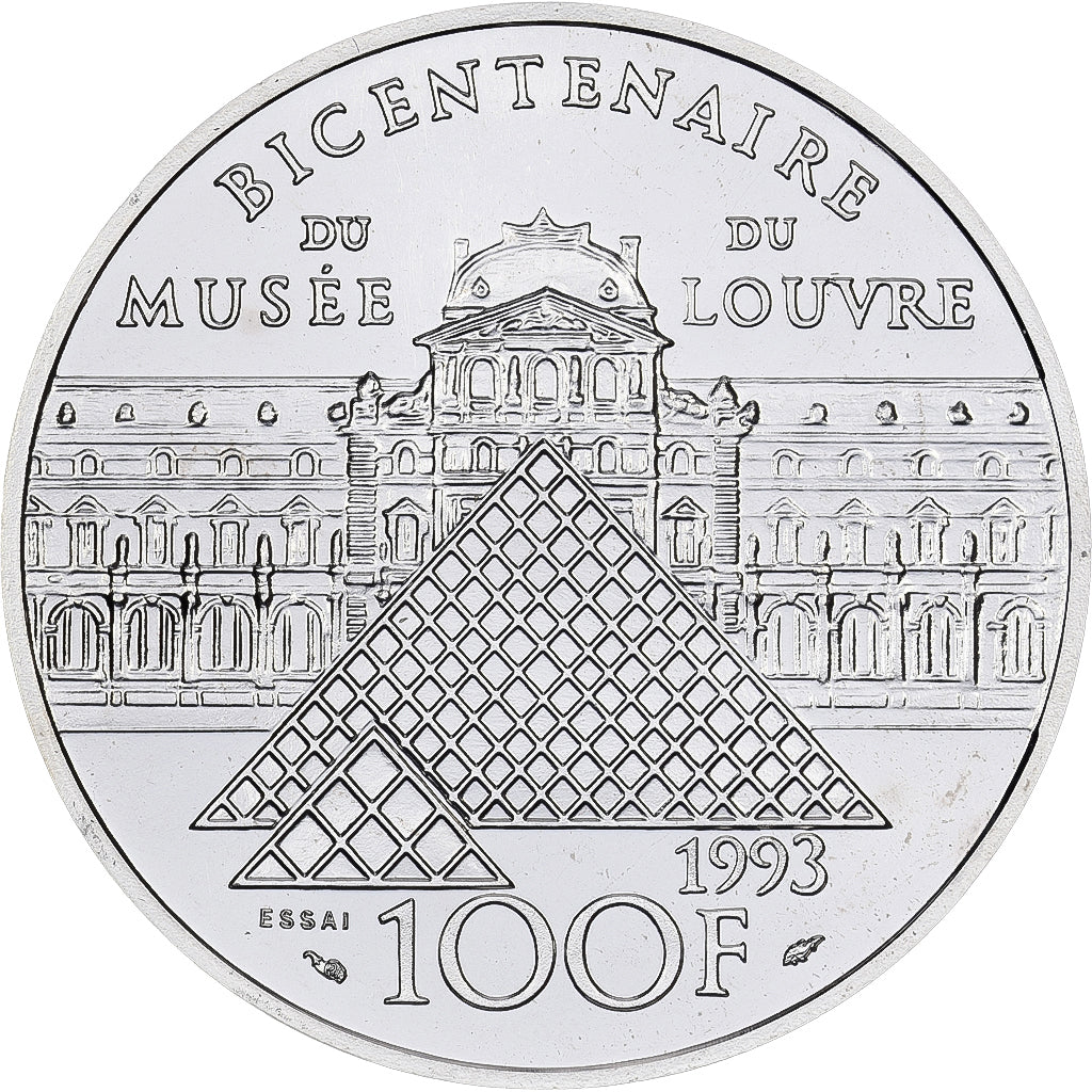 Frankreich, 100 Francs, Mona Lisa, Bicentenaire du Musée du Louvre, 1993