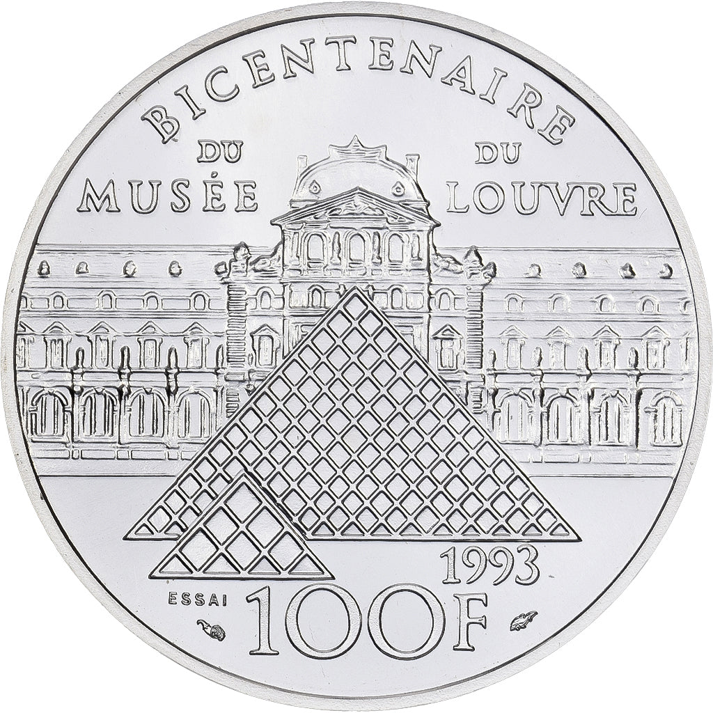 Francia, 100 Francs, Vénus de Milo, Bicentenaire du Musée du Louvre, 1993