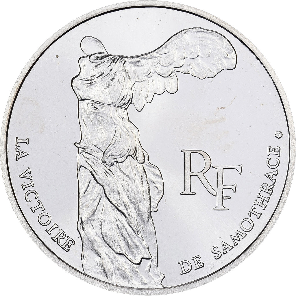 Münze, Frankreich, Victoire Samothrace, Bicentenaire du Musée du Louvre, 100