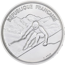Frankreich, 100 Francs, Albertville - Alpine Skiing, 1989, ESSAI, Silber, STGL